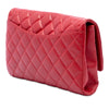 Secondhand Chanel CC Quilted Caviar Flap Clutch with Chain