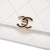 Secondhand Chanel CC Quilted Goatskin Casual Trip Flap