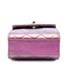 Secondhand Chanel CC Quilted Iridescent Lambskin Phone Holder with Chain