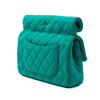 Secondhand Chanel CC Quilted Jersey Roll Clutch