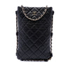 Secondhand Chanel CC Quilted Lambskin Chain Around Phone Holder Crossbody