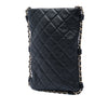 Secondhand Chanel CC Quilted Lambskin Chain Around Phone Holder Crossbody