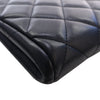 Secondhand Chanel CC Quilted Lambskin Flap Clutch with Chain