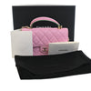 Secondhand Chanel CC Quilted Lambskin Top Handle Phone Holder with Chain
