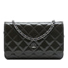 Secondhand Chanel CC Quilted Patent Wallet On Chain