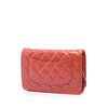 Secondhand Chanel CC Quilted Patent Wallet on Chain