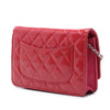 Secondhand Chanel CC Quilted Patent Wallet On Chain