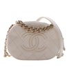 Secondhand Chanel CC Quilted Studded Lambskin Round Camera Bag
