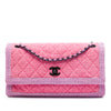 Secondhand Chanel CC Quilted Tweed Accordion Flap