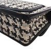 Secondhand Chanel CC Woven Lambskin and Viscose Houndstooth Single Flap