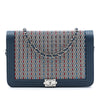 Secondhand Chanel Crystal Embellished Lambskin Boy Wallet On Chain