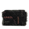 Secondhand Chanel Fringe Denim Mood Clutch with Chain