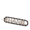 Secondhand Chanel Gold Plated Lambskin Allure Logo Hair Clip