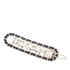 Secondhand Chanel Gold Plated Lambskin Allure Logo Hair Clip