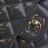 Secondhand Chanel Jumbo Classic Striped Patent Double Flap