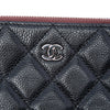 Secondhand Chanel Large Quilted Caviar O Case Clutch