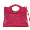 Secondhand Chanel Large Quilted Glazed Calfskin 31 Shopping Bag