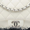 Secondhand Chanel Large Quilted Lambskin Blizzard Zip Top Flap