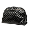 Secondhand Chanel Large Quilted Patent Just Mademoiselle Bowling Bag
