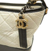Secondhand Chanel Medium Bicolor Quilted Aged Calfskin Gabrielle Hobo