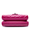 Secondhand Chanel Medium CC Quilted Patent Double Compartment Flap