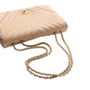 Secondhand Chanel Medium Chevron Iridescent Caviar Statement Flap