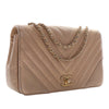 Secondhand Chanel Medium Chevron Iridescent Caviar Statement Flap