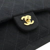 Secondhand Chanel Medium Classic Jersey Bijoux Chain Double Flap