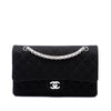Secondhand Chanel Medium Classic Jersey Bijoux Chain Double Flap