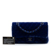 Secondhand Chanel Medium Classic Velvet Double Flap