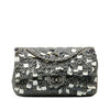 Secondhand Chanel Medium Cotton Striped Double Flap