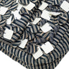 Secondhand Chanel Medium Cotton Striped Double Flap