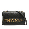 Secondhand Chanel Medium Quilted Lambskin Logo Enchained Flap