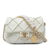 Secondhand Chanel Mini Pleated Calfskin Chain Soul Flap