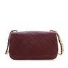 Secondhand Chanel Mini Quilted Calfskin Crystal Pearls Chain Flap