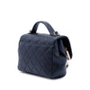 Secondhand Chanel Mini Quilted Caviar Business Affinity Top Handle Flap
