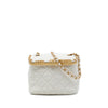 Secondhand Chanel Mini Quilted Lambskin Paris Monaco Kiss Lock Vanity Bag