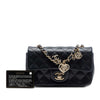 Secondhand Chanel Mini Rectangular Classic Lambskin Valentines Heart Charms Single Flap