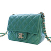 Secondhand Chanel Mini Square Classic Iridescent Lambskin Single Flap