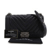 Secondhand Chanel Old Medium Chevron Calfskin Boy Flap