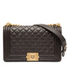 Secondhand Chanel Old Medium Quilted Lambskin Boy Flap