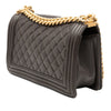 Secondhand Chanel Old Medium Quilted Lambskin Boy Flap