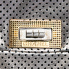 Secondhand Chanel Perforated Crackled Metallic Calfskin Drill Tote