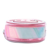 Secondhand Chanel PVC and Lambskin CC Filigree Round Clutch with Chain