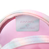 Secondhand Chanel PVC and Lambskin CC Filigree Round Clutch with Chain