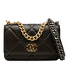 Secondhand Chanel Quilted Lambskin 19 Wallet on Chain