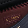 Secondhand Chanel Small Bicolor Quilted Grosgrain Satin Small Mademoiselle Double Flap