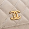 Secondhand Chanel Small CC Quilted Caviar Twist Your Buttons Flap