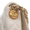 Secondhand Chanel Small CC Quilted Caviar Twist Your Buttons Flap