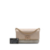 Secondhand Chanel Small CC Stitched Caviar and Suede Lady Coco Flap